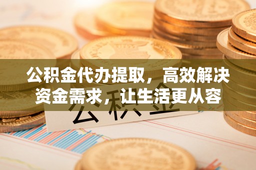 新社公积金代办提取，高效解决资金需求，让生活更从容