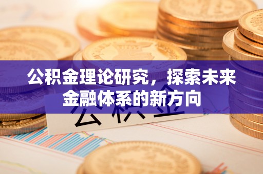 新社公积金理论研究，探索未来金融体系的新方向