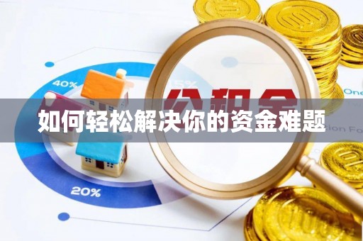 新社如何轻松解决你的资金难题