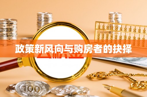 新社政策新风向与购房者的抉择