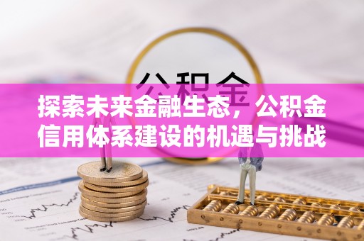 新社探索未来金融生态，公积金信用体系建设的机遇与挑战