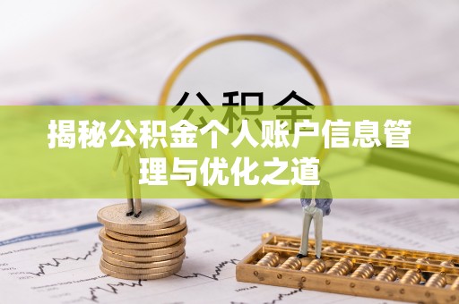 新社揭秘公积金个人账户信息管理与优化之道