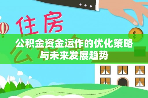 新社公积金资金运作的优化策略与未来发展趋势