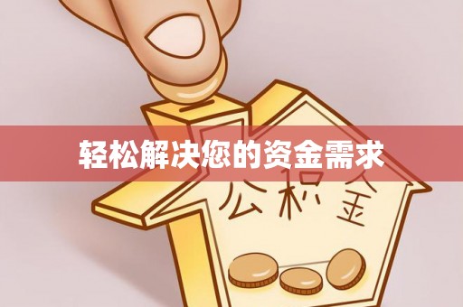 新社轻松解决您的资金需求