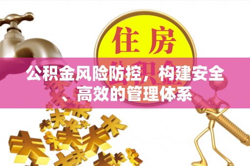 新社公积金风险防控，构建安全、高效的管理体系
