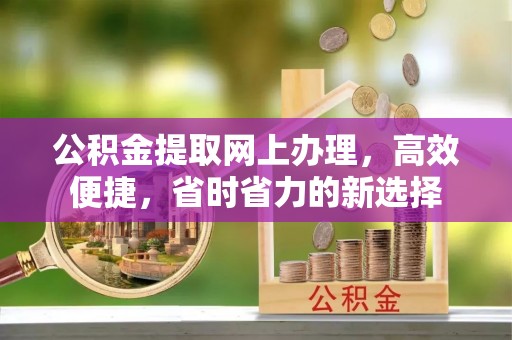 新社公积金提取网上办理，高效便捷，省时省力的新选择