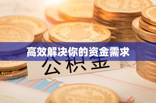 新社高效解决你的资金需求