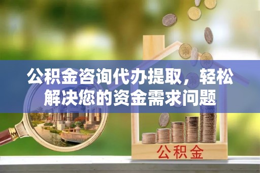 新社公积金咨询代办提取，轻松解决您的资金需求问题
