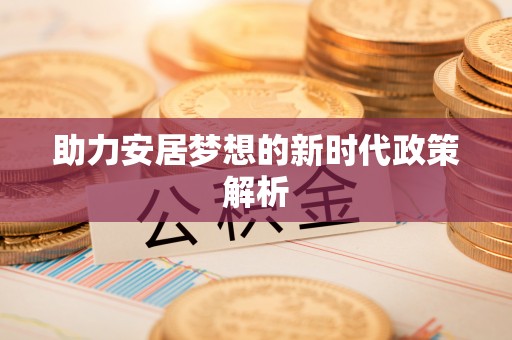 新社助力安居梦想的新时代政策解析