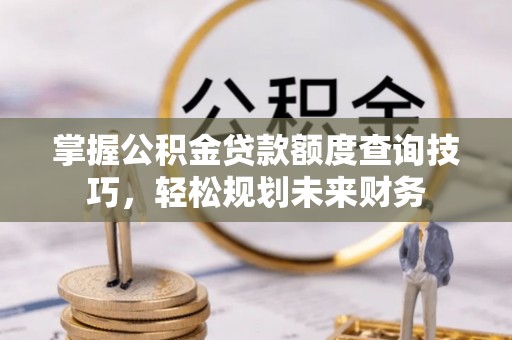 新社掌握公积金贷款额度查询技巧，轻松规划未来财务