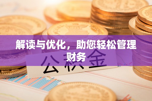 新社解读与优化，助您轻松管理财务