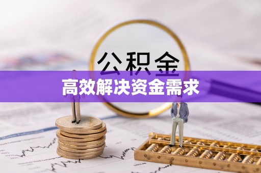 新社高效解决资金需求