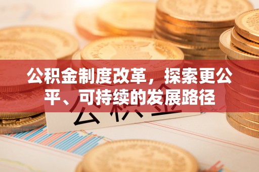 新社公积金制度改革，探索更公平、可持续的发展路径