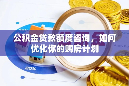 新社公积金贷款额度咨询，如何优化你的购房计划