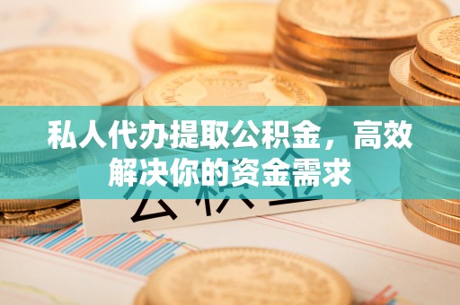 新社私人代办提取公积金，高效解决你的资金需求