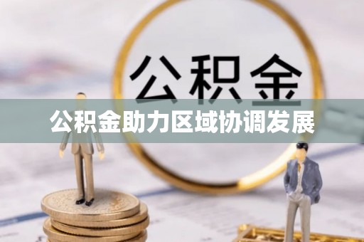 新社公积金助力区域协调发展