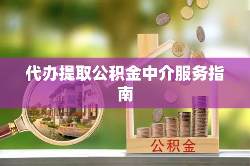 新社代办提取公积金中介服务指南