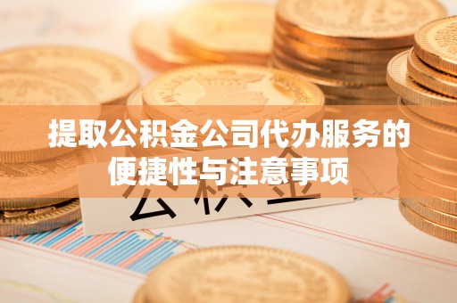 新社提取公积金公司代办服务的便捷性与注意事项