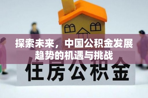 新社探索未来，中国公积金发展趋势的机遇与挑战