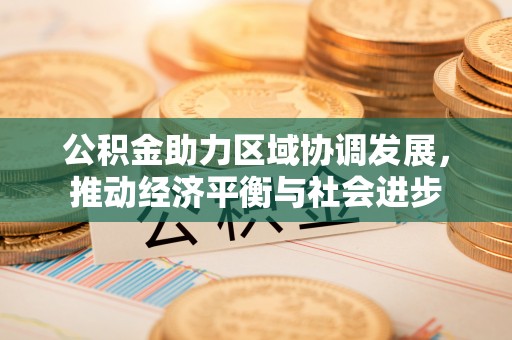 新社公积金助力区域协调发展，推动经济平衡与社会进步