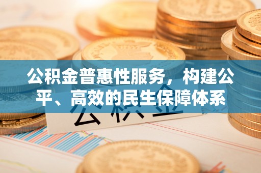新社公积金普惠性服务，构建公平、高效的民生保障体系