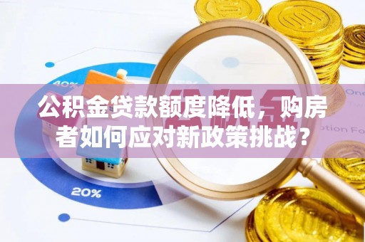 新社公积金贷款额度降低，购房者如何应对新政策挑战？