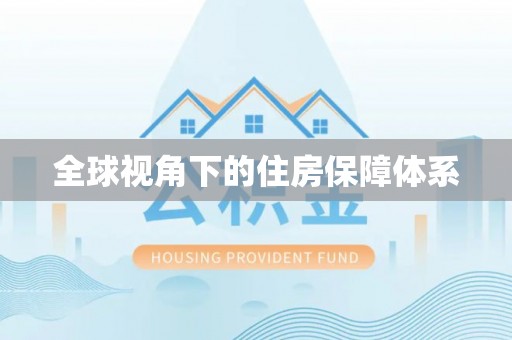 新社全球视角下的住房保障体系
