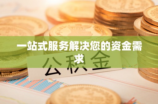新社一站式服务解决您的资金需求