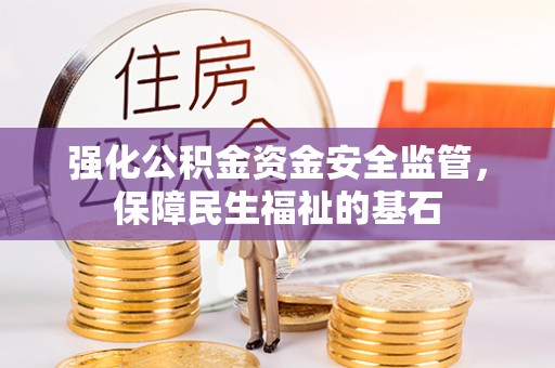 新社强化公积金资金安全监管，保障民生福祉的基石