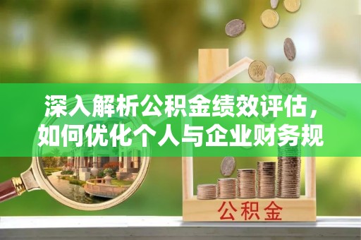 新社深入解析公积金绩效评估，如何优化个人与企业财务规划